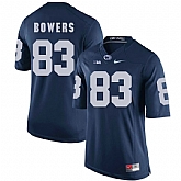 Penn State Nittany Lions 83 Nick Bowers Navy College Football Jersey DingZhi,baseball caps,new era cap wholesale,wholesale hats