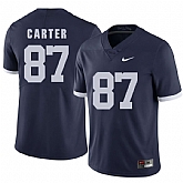 Penn State Nittany Lions 87 Kyle Carter Navy College Football Jersey DingZhi,baseball caps,new era cap wholesale,wholesale hats