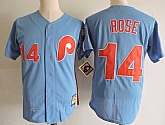 Philadelphia Phillies #14 Pete Rose Blue Cooperstown Collection Stitched MLB Jerseys Dzhi,baseball caps,new era cap wholesale,wholesale hats
