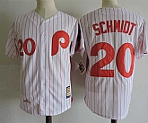 Philadelphia Phillies #20 Mike Schmidt White Cooperstown Collection Stitched MLB Jerseys Dzhi,baseball caps,new era cap wholesale,wholesale hats