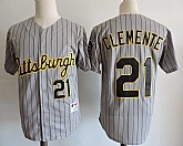 Pittsburgh Pirates #21 Roberto Clemente Gray 1997 Throwback Turn Back The Clock Stitched MLB Jerseys Dzhi,baseball caps,new era cap wholesale,wholesale hats