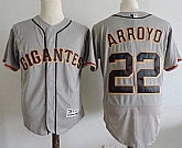 San Francisco Giants #22 Arroyo Gray Flexbase Stitched Jersey Dzhi,baseball caps,new era cap wholesale,wholesale hats