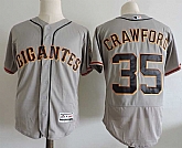 San Francisco Giants #35 Brandon Crawford Gray Flexbase Stitched Jersey Dzhi,baseball caps,new era cap wholesale,wholesale hats