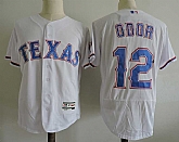 Texas Rangers #12 Rougned Odor White Flexbase Stitched Jersey Dzhi,baseball caps,new era cap wholesale,wholesale hats