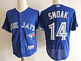 Toronto Blue Jays #14 Justin Smoak New Blue Flexbase Stitched Jersey Dzhi,baseball caps,new era cap wholesale,wholesale hats