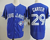 Toronto Blue Jays #29 Joe Carter Blue 1993 Cooperstown Collection Jersey Dzhi,baseball caps,new era cap wholesale,wholesale hats