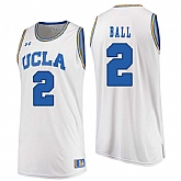 UCLA Bruins 2 Lonzo Ball White College Basketball Jersey Dzhi,baseball caps,new era cap wholesale,wholesale hats