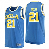 UCLA Bruins 21 Alec Wulff Blue College Basketball Jersey Dzhi,baseball caps,new era cap wholesale,wholesale hats