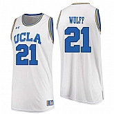 UCLA Bruins 21 Alec Wulff White College Basketball Jersey Dzhi,baseball caps,new era cap wholesale,wholesale hats
