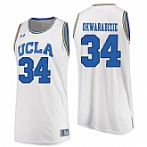 UCLA Bruins 34 Ikenna Okwarabizie White College Basketball Jersey Dzhi,baseball caps,new era cap wholesale,wholesale hats