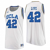 UCLA Bruins 42 Kevin Love White College Basketball Jersey Dzhi,baseball caps,new era cap wholesale,wholesale hats