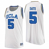 UCLA Bruins 5 Chris Smith White College Basketball Jersey Dzhi,baseball caps,new era cap wholesale,wholesale hats