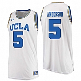 UCLA Bruins 5 Kyle Anderson White College Basketball Jersey Dzhi,baseball caps,new era cap wholesale,wholesale hats