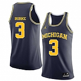 University of Michigan 3 Trey Burke Navy College Basketball Jersey Dzhi,baseball caps,new era cap wholesale,wholesale hats