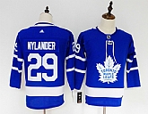 Women Maple Leafs 29 William Nylander Blue Adidas Stitched Jersey