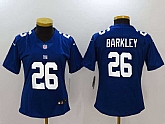 Women Nike Giants 26 Saquon Barkley Royal Vapor Untouchable Limited Jersey,baseball caps,new era cap wholesale,wholesale hats