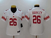 Women Nike Giants 26 Saquon Barkley White Vapor Untouchable Limited Jersey,baseball caps,new era cap wholesale,wholesale hats