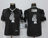 Women Nike Raiders 4 Derek Carr Black Drift Fashion Jersey