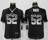 Women Nike Raiders 52 Khalil Mack Black Drift Fashion Jersey