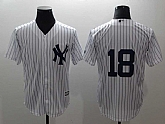 Yankees 18 Didi Gregorius White Cool Base Baseball Jerseys,baseball caps,new era cap wholesale,wholesale hats