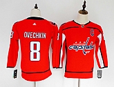 Youth Capitals 8 Alexander Ovechkin Red Adidas Stitched Jersey,baseball caps,new era cap wholesale,wholesale hats