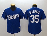 Youth Dodgers 35 Cody Bellinger Blue Cool Base Baseball Jerseys,baseball caps,new era cap wholesale,wholesale hats