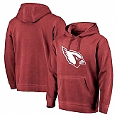 Arizona Cardinals NFL Pro Line by Fanatics Branded Cardinal White Logo Shadow Washed Pullover Hoodie 90Hou,baseball caps,new era cap wholesale,wholesale hats