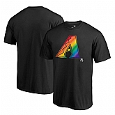 Arizona Diamondbacks Fanatics Branded Pride Black T Shirt,baseball caps,new era cap wholesale,wholesale hats