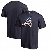 Atlanta Braves Fanatics Branded Navy Banner Wave T Shirt