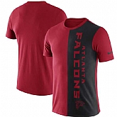 Atlanta Falcons Nike Coin Flip Tri-Blend T-Shirt - RedBlack,baseball caps,new era cap wholesale,wholesale hats
