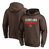 Cleveland Browns NFL Pro Line by Fanatics Branded Brown Iconic Collection Fade Out Pullover Hoodie 90Hou,baseball caps,new era cap wholesale,wholesale hats