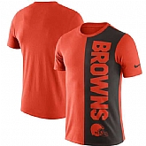 Cleveland Browns Nike Coin Flip Tri-Blend T-Shirt - OrangeBrown,baseball caps,new era cap wholesale,wholesale hats