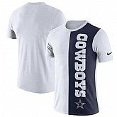 Dallas Cowboys Nike Coin Flip Tri-Blend T-Shirt - WhiteNavy,baseball caps,new era cap wholesale,wholesale hats