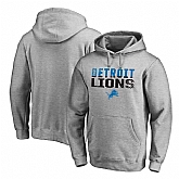 Detroit Lions NFL Pro Line by Fanatics Branded Ash Iconic Collection Fade Out Pullover Hoodie 90Hou,baseball caps,new era cap wholesale,wholesale hats