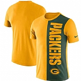 Green Bay Packers Nike Coin Flip Tri-Blend T-Shirt - GoldGreen,baseball caps,new era cap wholesale,wholesale hats