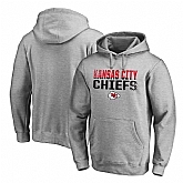 Kansas City Chiefs NFL Pro Line by Fanatics Branded Ash Iconic Collection Fade Out Pullover Hoodie 90Hou,baseball caps,new era cap wholesale,wholesale hats