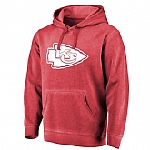 Kansas City Chiefs NFL Pro Line by Fanatics Branded Red White Logo Shadow Washed Pullover Hoodie 90Hou,baseball caps,new era cap wholesale,wholesale hats
