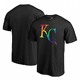 Kansas City Royals Fanatics Branded Pride Black T Shirt,baseball caps,new era cap wholesale,wholesale hats