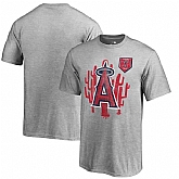 Los Angeles Angels Fanatics Branded 2018 Spring Training Vintage Team Specific T Shirt Heather Gray,baseball caps,new era cap wholesale,wholesale hats