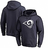 Los Angeles Rams NFL Pro Line by Fanatics Branded Navy Primary Logo Pullover Hoodie 90Hou,baseball caps,new era cap wholesale,wholesale hats