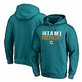 Miami Dolphins NFL Pro Line by Fanatics Branded Aqua Iconic Collection Fade Out Pullover Hoodie 90Hou,baseball caps,new era cap wholesale,wholesale hats
