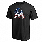 Miami Marlins Black Banner Wave II T Shirt,baseball caps,new era cap wholesale,wholesale hats