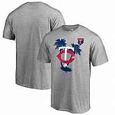 Minnesota Twins Fanatics Branded 2018 MLB Spring Training Vintage T Shirt Heather Gray,baseball caps,new era cap wholesale,wholesale hats
