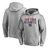 New York Giants NFL Pro Line by Fanatics Branded Ash Iconic Collection Fade Out Pullover Hoodie 90Hou,baseball caps,new era cap wholesale,wholesale hats