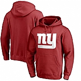 New York Giants NFL Pro Line by Fanatics Branded Red Primary Logo Pullover Hoodie 90Hou,baseball caps,new era cap wholesale,wholesale hats