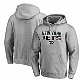 New York Jets NFL Pro Line by Fanatics Branded Ash Iconic Collection Fade Out Pullover Hoodie 90Hou,baseball caps,new era cap wholesale,wholesale hats