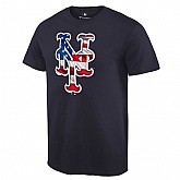 New York Mets Navy Banner Wave T Shirt