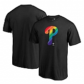Philadelphia Phillies Fanatics Branded Pride Black T Shirt,baseball caps,new era cap wholesale,wholesale hats