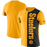 Pittsburgh Steelers Nike Coin Flip Tri-Blend T-Shirt - GoldBlack,baseball caps,new era cap wholesale,wholesale hats