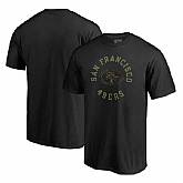 San Francisco 49ers NFL Pro Line by Fanatics Branded Camo Collection Liberty Big & Tall T-Shirt Black,baseball caps,new era cap wholesale,wholesale hats